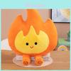 Schattig Cartoon Vlam Pluche Speelgoed Kussen Schattig Vuur Element Knuffelkussen Cadeau Voor Haar
