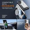 Coque + 2 Verres Trempés pour Samsung Galaxy Z Fold 8 Ultra, avec Anneau Magnétique - Gris Translucide