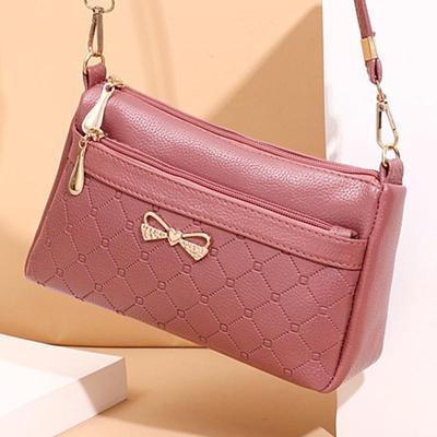 Sac à main en cuir PU pour femmes, Design nœud papillon, petits sacs à bandoulière Messegner, sac à bandoulière de bonne qualité