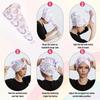 Soft Women Shower Towel Dress Breathable Beach Towel Bath Skirt and Hair Wrap Set  Fitness