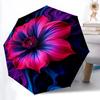 1pc Floral Abstract Automatic Open/close Folding Umbrella, Compact Portable Travel Umbrella, Cute Umbrella, Durable Construction Yy260328021