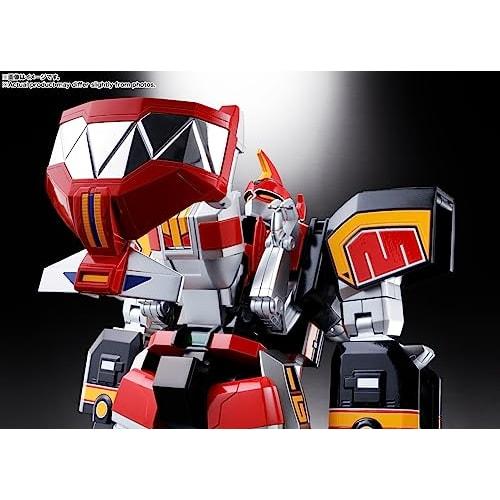 TAMASHII NATIONS Soul of Chogokin Dinosaur Sentai Zyuranger Beast Emperor Daijuujin GX-72 Daijuujin & GX-78 Dragon Caesar, approximately 260mm, ABS &