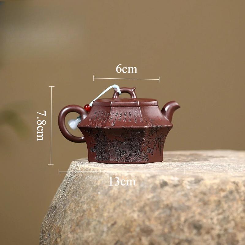 

Yixing Purple Clay Beauty Pot, Raw Ore, Old Purple Clay, Household Brewing Pot, Pu Erh Tea Pot,Chinese Style,desktop Accessories