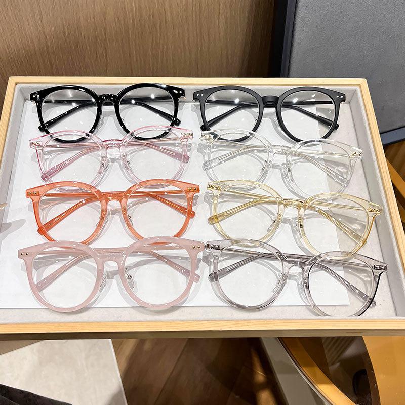 Retro Round HD Reading Glasses Stylish Oversized Frames with Blue Light Protection Presbyopia Glasses Unisex Trendy Eyewear