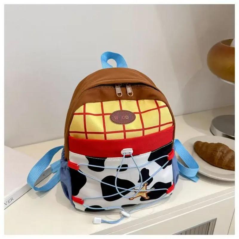 Disney Toy Story Buzz Lightyear Woody Backpack Cartoon Travel School Bag Student Large Capacity Storage Bag Holiday Gift for Boys and Girls
