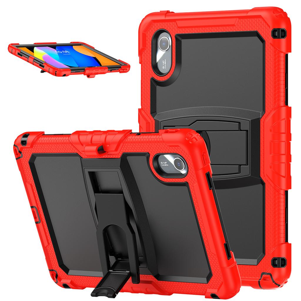For Lenovo Xiaoxin Pad 11 2025/2024/Idea Tab/K11 Gen 2/M11/K11 LTE (2024) Case PC+Silicone Kickstand Tablet Cover with Strap