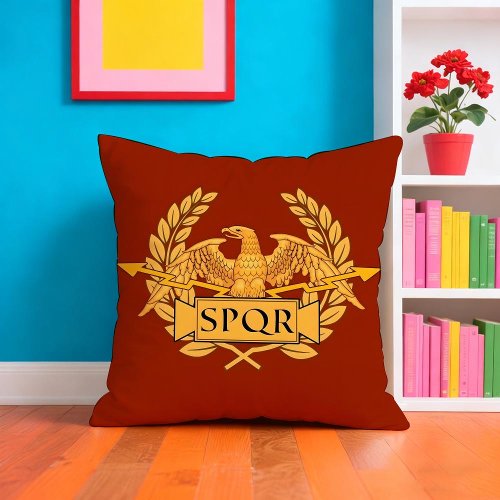 SsPQR Fashion Pillow Case Pillow Case Plush Fabric Soft Double Sided Print Home Sofa High Quality Cushion