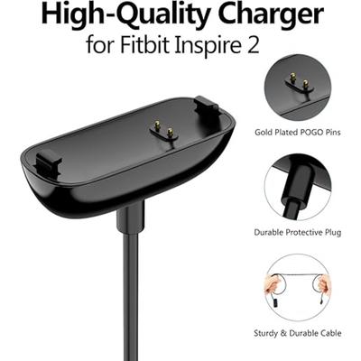 For Fitbit Inspire 2 USB Charger Smart Watch Charger Fast Charger Fitness Tracker Replacement Charger 3.3ft