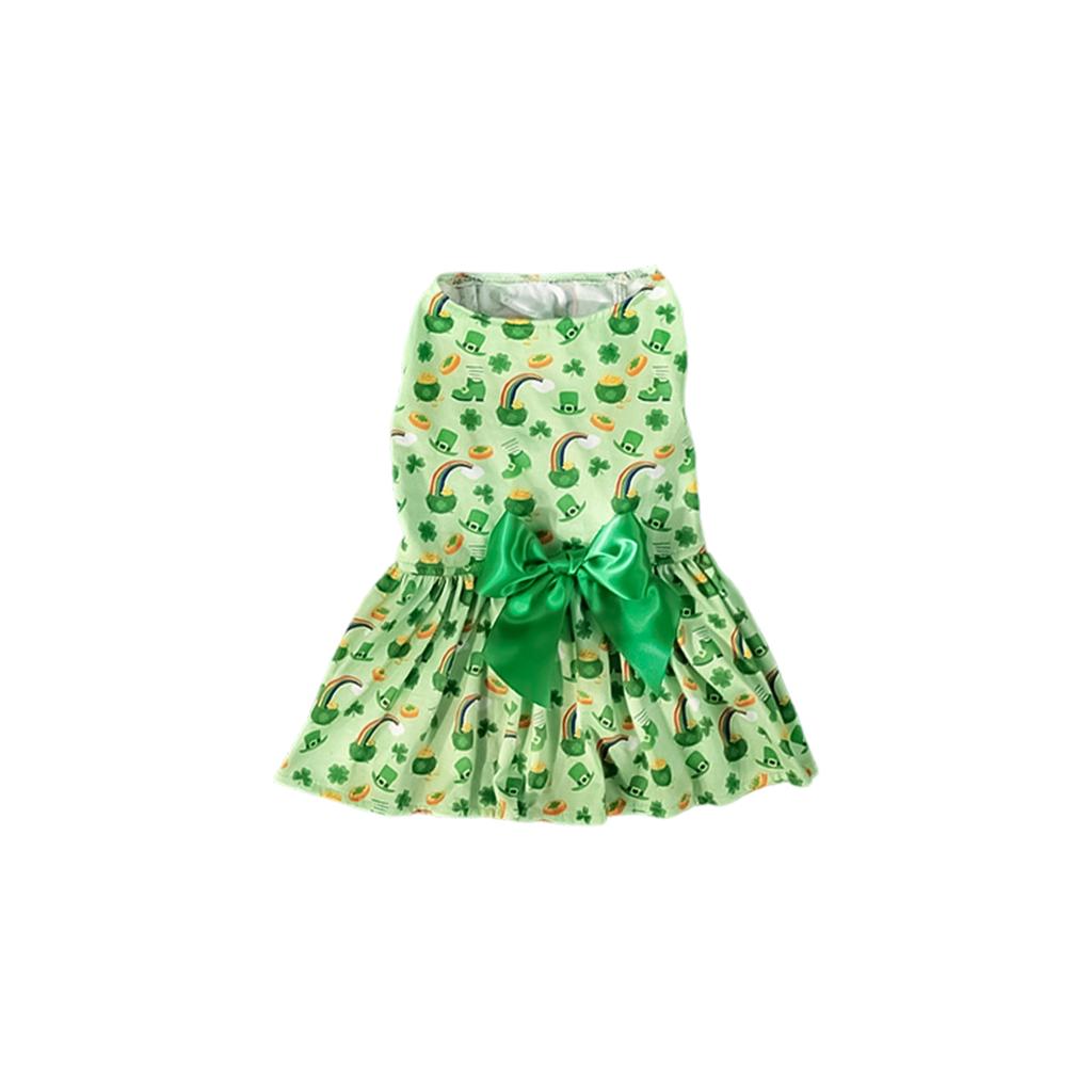Festive St. Patrick's Day Dog Dress - Adorable Pet Outfit For Small & Medium Breeds