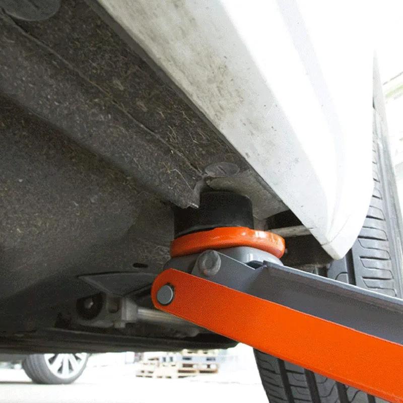 Universal Car Lift Jack Stand Rubber Pads Floor Slotted Car Jack Rubber Pad Frame Protector Adapter Jacking Tool