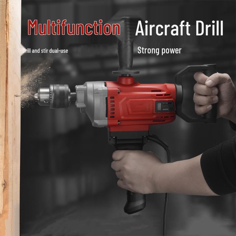 16-Hole Handheld Electric Mixer Drill for Putty and Mortar