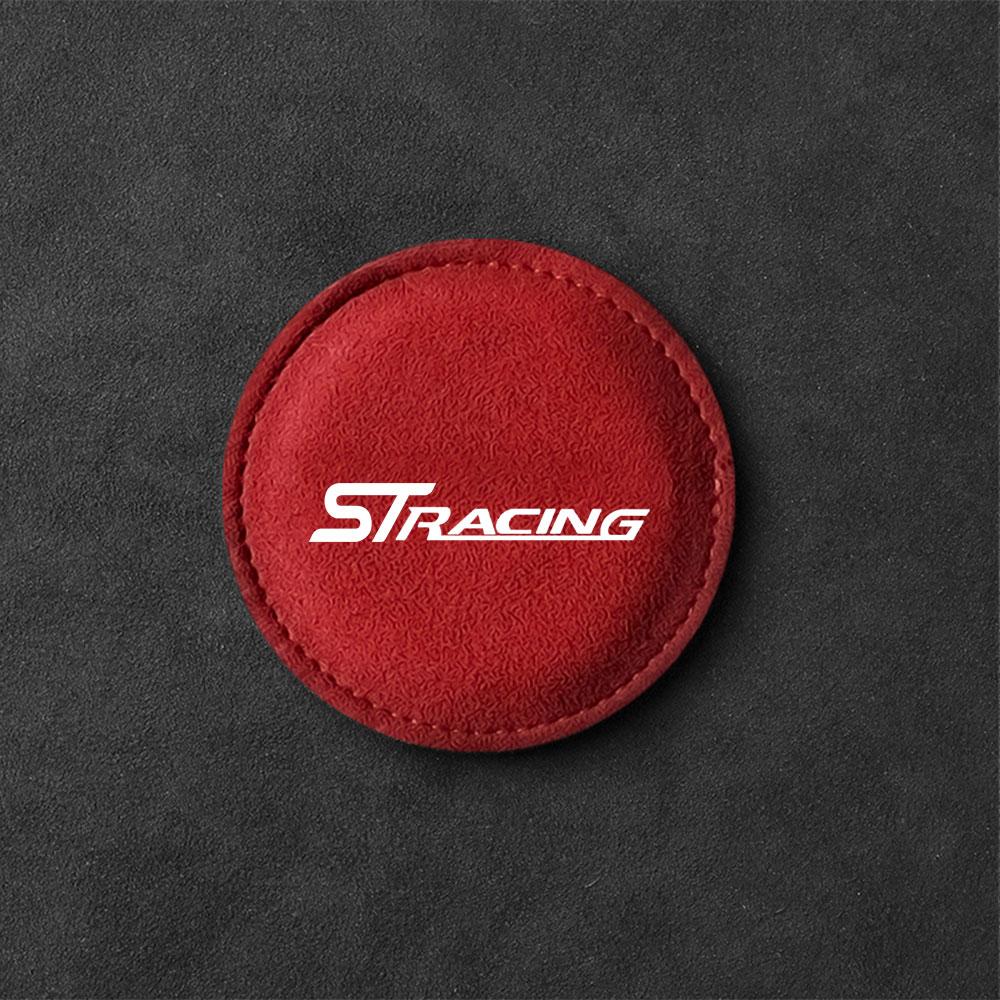 2Pcs Car Coaster Non-Slip Pad Water Cup Holder Mat For Ford STRACING Focus Mustang Fiesta Kuga MK7 MAX Mondeo Escape Accessories