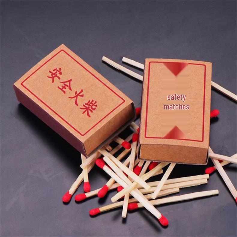 Vintage Safety Matches - Retro Style for Camping, Weddings, Aromatherapy, & Incense Lighting