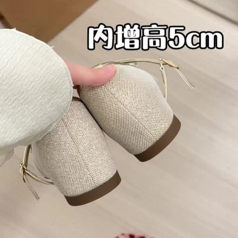 Summers Women's Mules Slippers Shoes Comfort Butterfly-knot Slides Ladies Fashion Slip On Outdoor Mary Jane Shoes