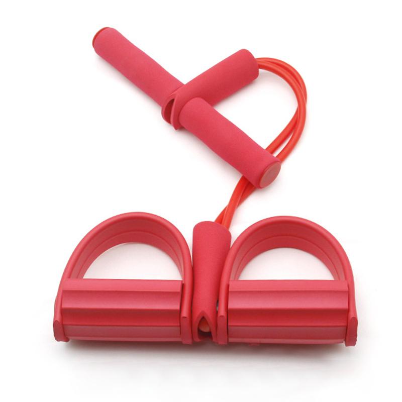 4 Widerstands-elastisches Zugseil-Trainingsgerät, Bauch-Widerstandsband für das Heim-Fitnessstudio, Sportübungstraining, Fitnessgeräte