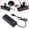 Black Led 4 Port Usb 2.0 Hub With Premium Quality Craftsmanship And Timeless Design