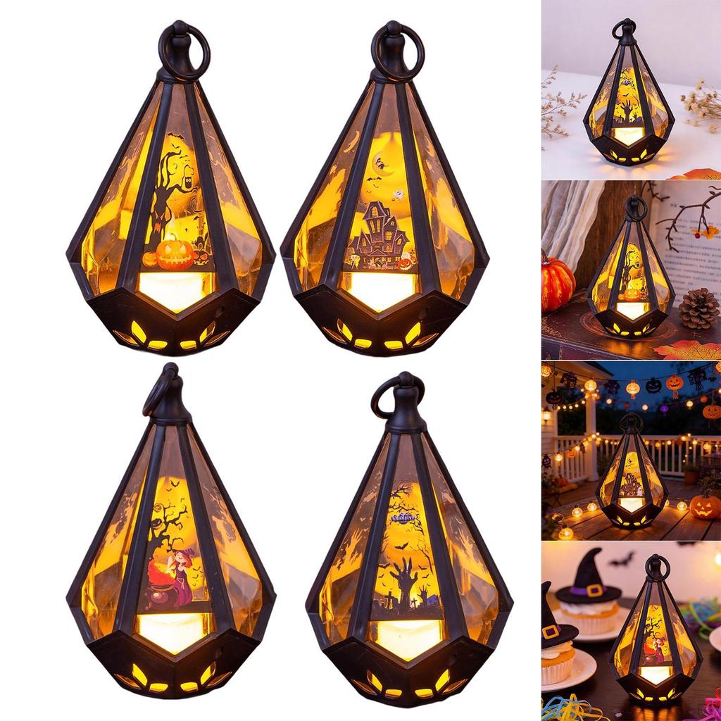 Halloween Lamp, Artistic Craft, Creative Handmade Party Decoration, Indoor Entrance Desk