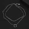 New Necklace Female Hip -hop Light Luxury Niche Stacking Double -layer Neck Chain