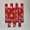 Cartoon Red Santa Claus Snap Bracelet: Christmas Wristband Decoration