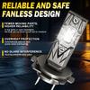 2Pcs 20000LM H4 H7 LED Headlight Bulbs 1:1 Mini Canbus H1 H11 H8 Led Lamp 9005 HB3 9006 HB4 Car Headlamp Fanless DRL Light Auto Fog Lamps 6500K White