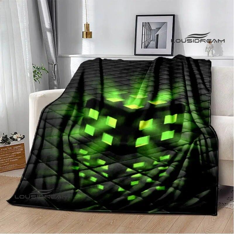 

Ковдра з принтом 3D R-кубика Рубіка Фланель Теплі м’які затишні ковдри Домашня дорожня ковдра Постільна підкладка cubre cama Подарунок на день народження 150cm x 200cm