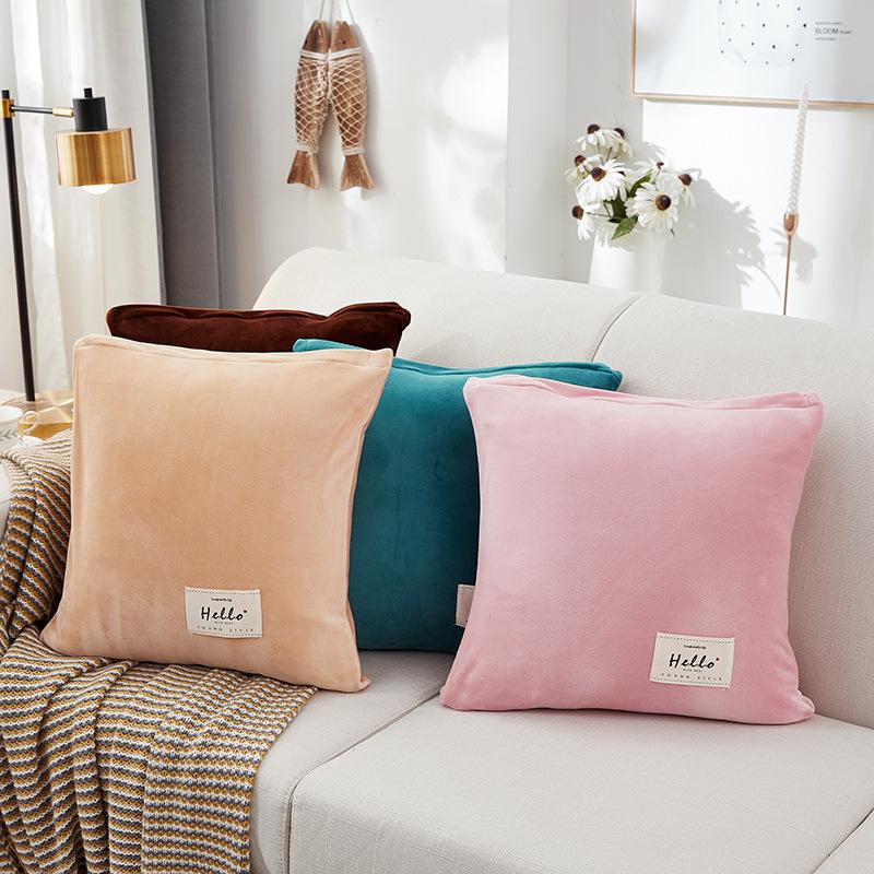 Four Seasons Universal Nordic Sofakissen Kissenbezug Bürokissen Kissen Einfaches modernes Nachttischkissen Kissen für das Mittagsschläfchen