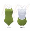 Low-split Racing Swimsuit Women's One-piece Belly Cover Slimming Sexy Swimming Pool Hot Sports