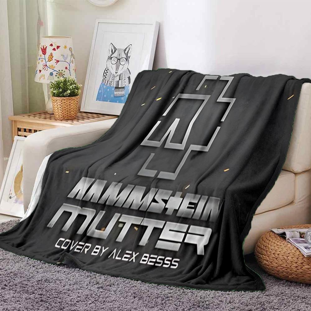 1pz Rammstein Culinary Chaos Coperta in Flanella per Morbidissimo Carino Comfort Coperta per Viaggio Biancheria da Letto Divano Divano Coperta Y7301