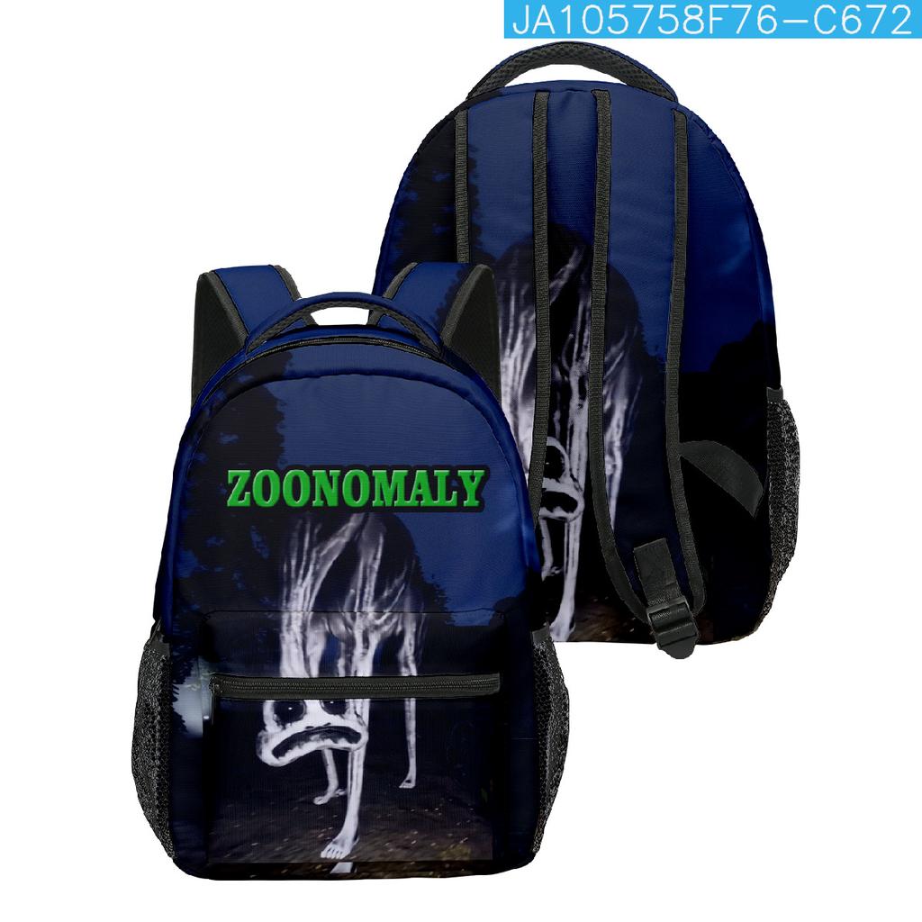 Cartoon Popular Funny Zoonomaly student Bookbag Notebook Backpacks 3D Printed Oxford Waterproof Boys/Girls Travel Backpacks