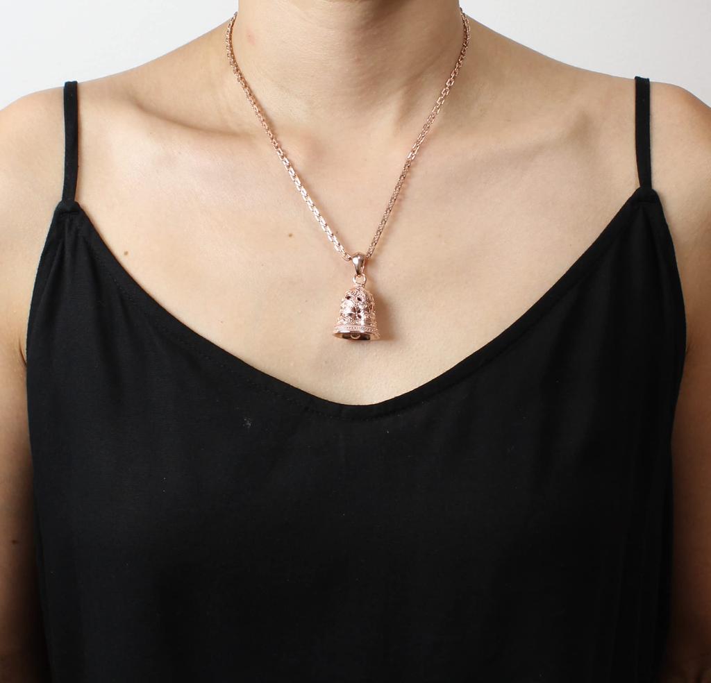 Sakura Sakura Bell Pendant Silver 925 orientalvibrations Oriental Vibrations