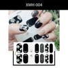 14Pcs/Sheet Flowers Print Nail Stickers Strips Waterproof Nail Polish Stickers Adhesive Full Wraps Manicure Decor Stickers For Nails