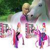Doll Horse Barbie Detachable Kids Toy Decoration Cartoon Action Model Figure