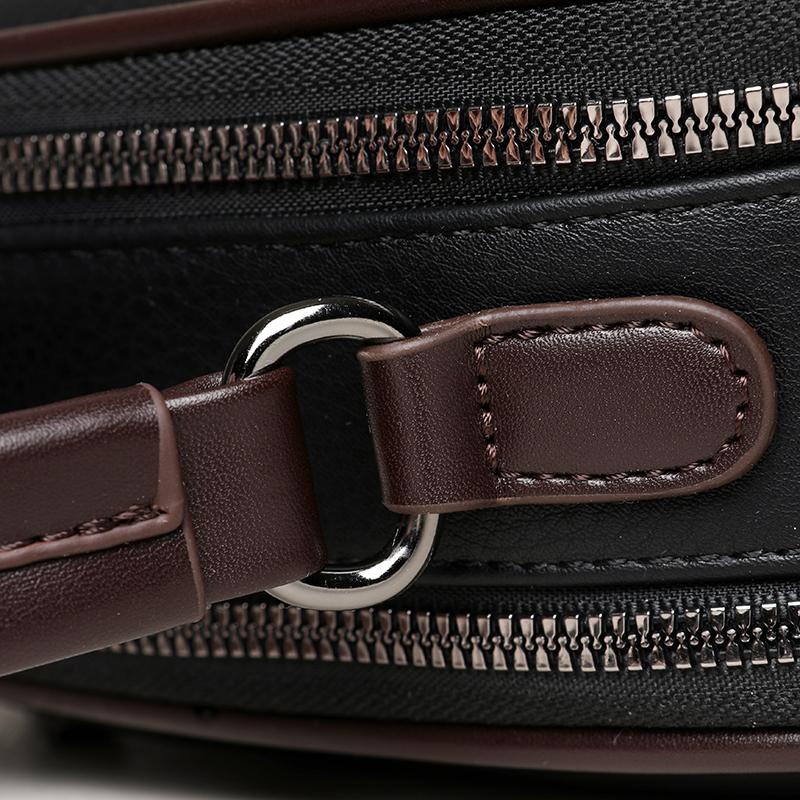 Klassische kleine Leder-Umhängetasche Vintage Boston Bag mit Reißverschluss und Nieten-Details Ideal für den täglichen Gebrauch, Arbeit, Einkaufen und Treffen mit Freunden