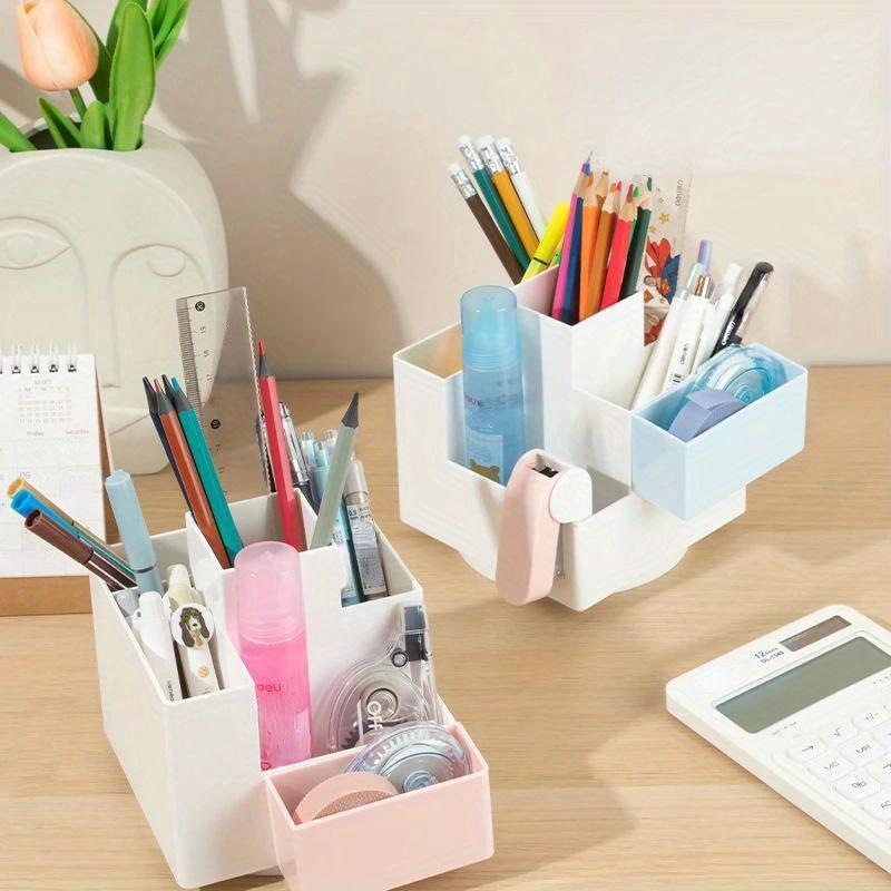 360 Degree Rotation Pen Holder Pencil Holder For Desk, Desk SimpleModern Minimalist Makeup Organizer Pen Cup Multifunctional OfficeSupplier For Home