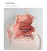 Korean Floral Girly Backpack with Big Ears and Stylish Bow