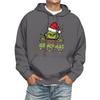 Men's Print Hooded Sweatshirt Long-Sleeve Casual Pullover Hoodie Hooded Sweatshirt