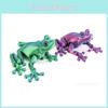 Creative 3d Printed Frog Model Articulated Collectible Modern Design Home Decor