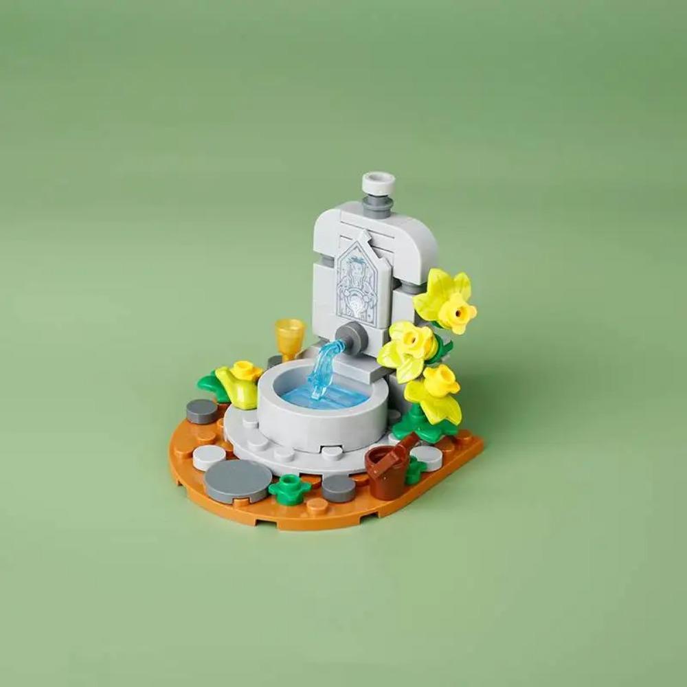 MOC Medieval Building Blocks Set Accessories Smithy Bedroom Table Bar Furniture Kitchen Assembly Boy Toy Mini Bricks K027 DIY