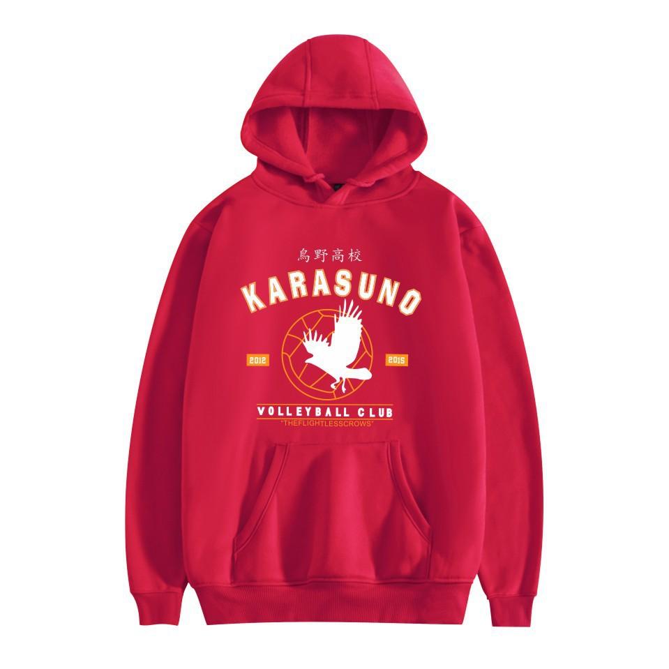 

2025Fashion Trend Loose Volleyball Youth Cartoon Japanese Anime Print Loose Hoodie Sweatshirt for Men S