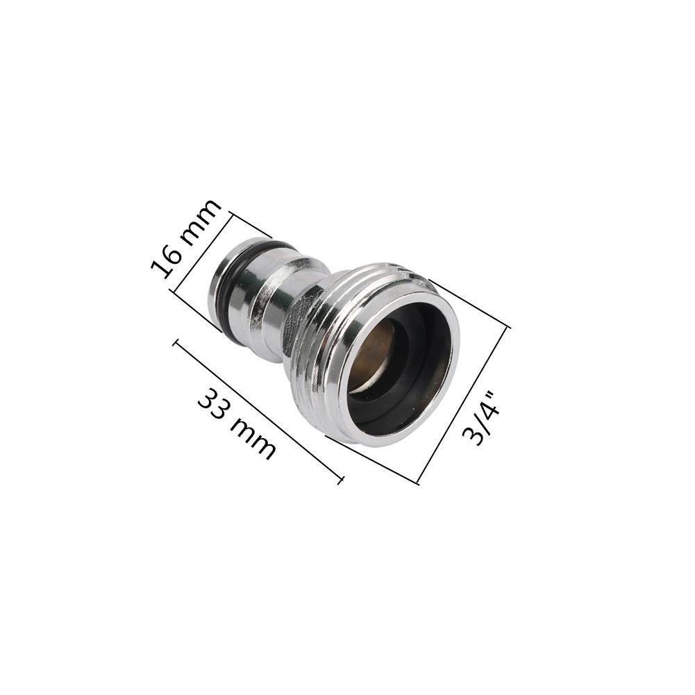 Adaptador Universal Conector para Torneira de Cozinha, Adaptador para Mangueira de Misturador, Conexões para Marcenaria, Rosca Fêmea/Macho de 1/2" 3/4"