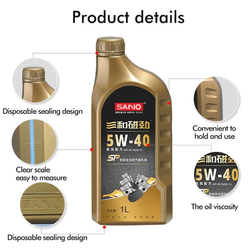 SANVO 5w40 Gasoline Full Synthetic Engine Oil SP C3 1L for BMW, Benz, Volvo Models