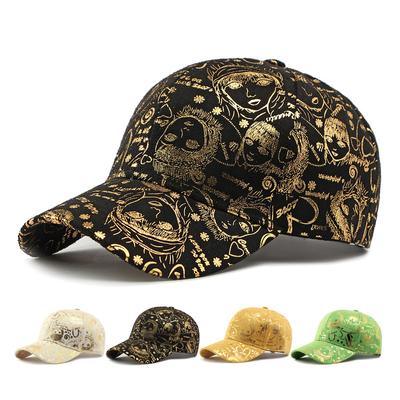 Women Graffiti Print Baseball Cap Outdoor Sun Protection Hat Men's Cap