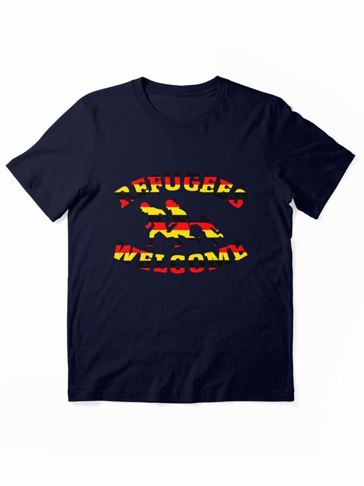 Crysis Refugees Welcome Germany Flag Colors Essential T-Shirt