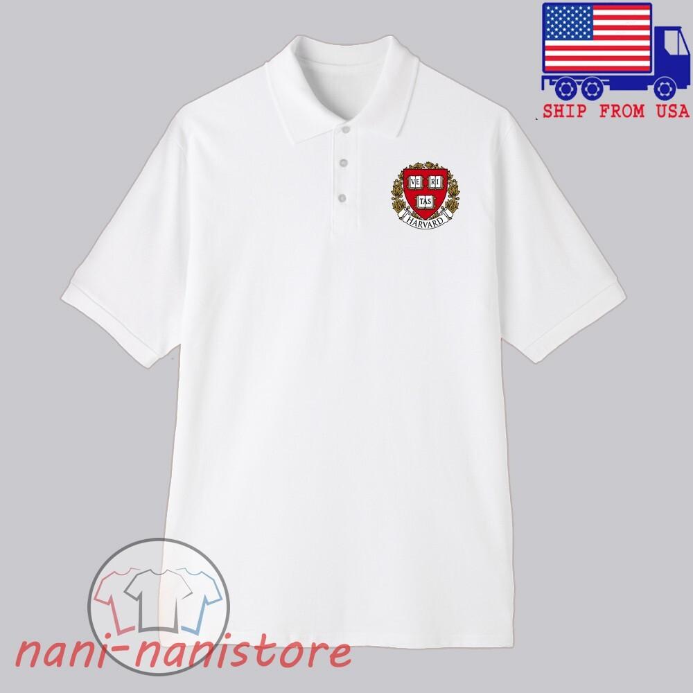 Harvard University Men#039;s Printed White Size S3XL Unisex T-Shirt XXXXL