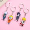 Naruto anime peripherals acrylic keychains toys cartoon schoolbags adorable plus exquisite tiny keychains present