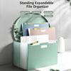 A4 Accordion File Organizer 13 Pockets Expanding Folder with Label Pocket for Office Desk School Supplies Home Storage
