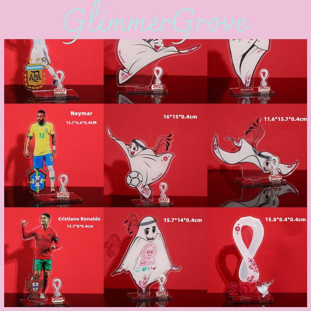 Football Star Mascot Logo Acrylic Handmade Toy Perfect For Fans Of Neymar Messi And Ronaldo