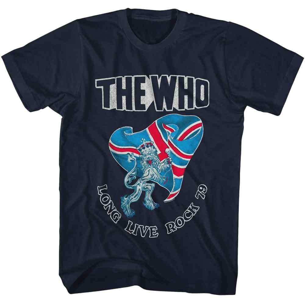 The Who Long Live Rock 79 Navy Music Shirt