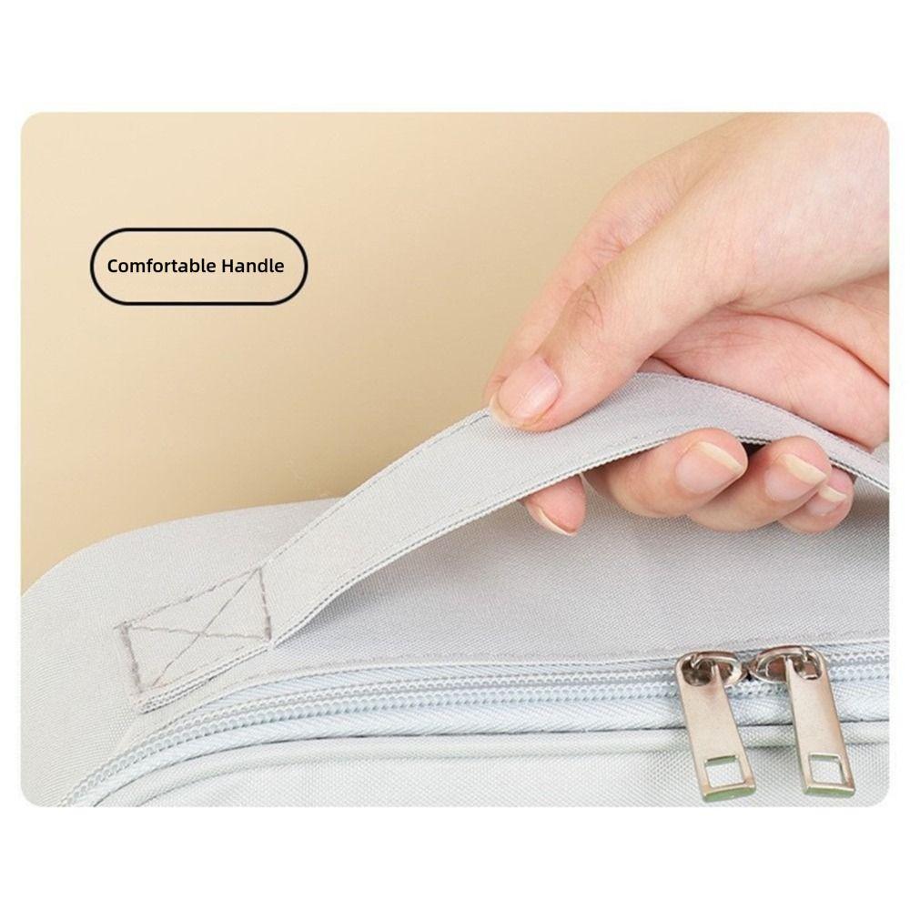 Mehrschichtige Erste-Hilfe-Tasche Rosa/Blau/Grau Aufbewahrungstasche Langlebige Notfallsets Reise