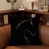 Modern Simple Geometric Light Luxury Horse Pillowcase Toon Gift Cushion Cover Bedroom Home Sofa Chair Seat Decor Pillow Case